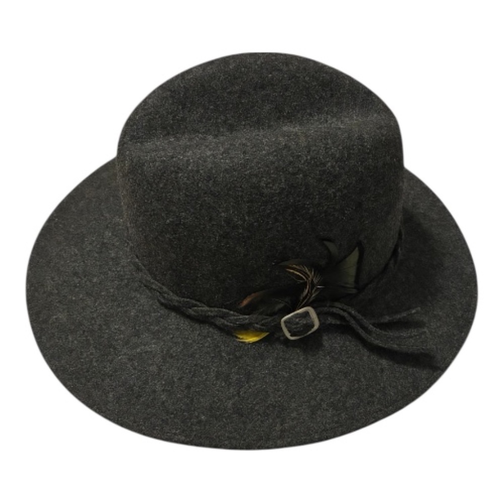 Doeskin | Vintage Grey Ladies Wool Felt Bowler Hat